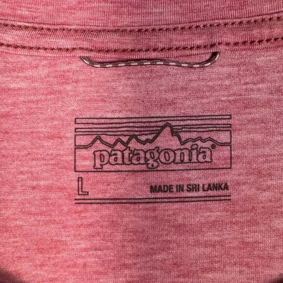 Patagonia Shirt Womens Large Pink Glorya Twisted Lightweight Stretch Casual - Picture 3 of 8